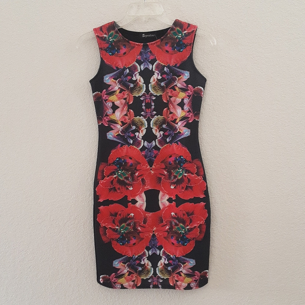 SIGNATURE bodycon dress NWT